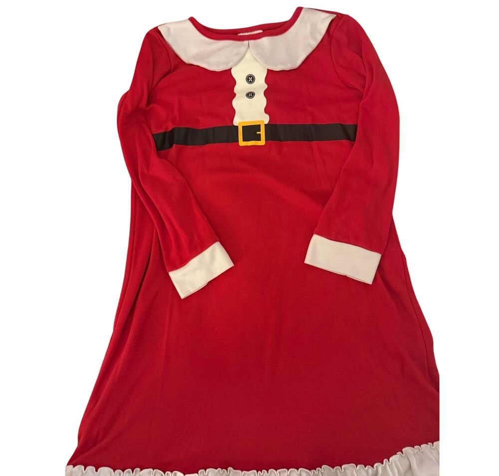 Hanna Andersson Red santa nightgown Pajamas 130